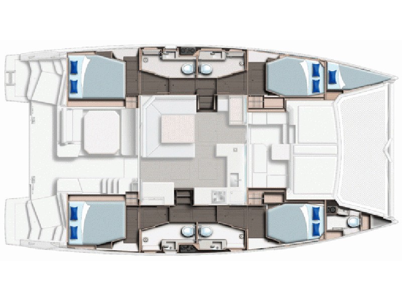 Leopard 45 - Yacht Charter Marsh Harbour & Boat hire in Bahamas Abaco Islands Marsh Harbour TradeWinds Yacht Club 3
