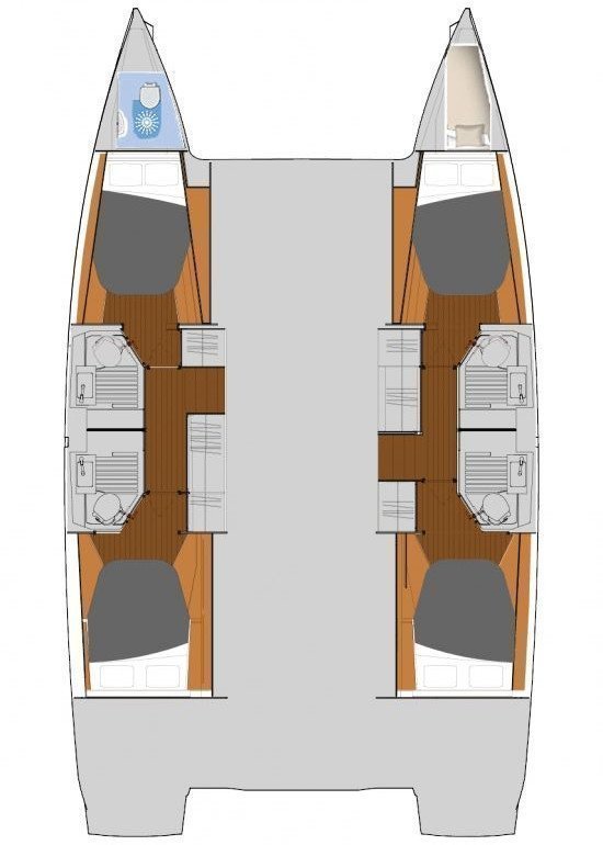 Fountaine Pajot Astrea 42 - 4 + 1 cab. - Yacht Charter Road Town & Boat hire in British Virgin Islands Tortola Road Town Joma Marina 2