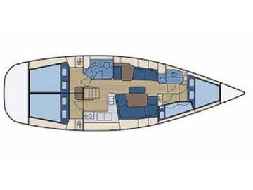 Sun Odyssey 43  - Yacht Charter Volos & Boat hire in Greece Sporades Volos Volos 4