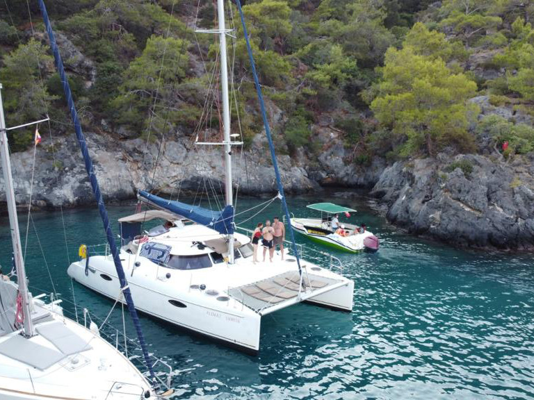Lavezzi 40 - Catamaran charter Göcek & Boat hire in Turkey Turkish Riviera Lycian coast Göcek Göcek Mucev Marina 1