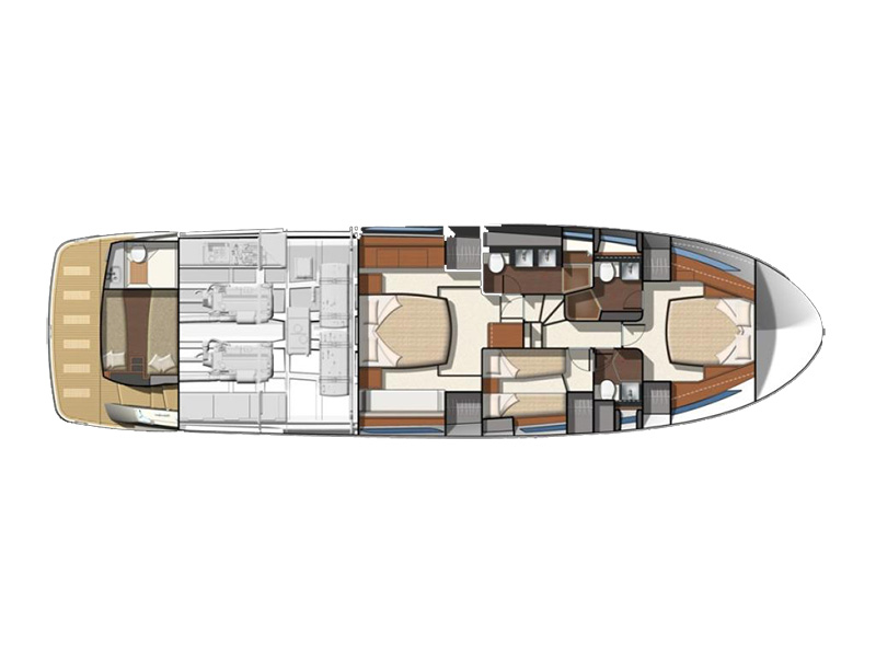 Prestige 620 - Luxury Yacht Charter Croatia & Boat hire in Croatia Šibenik Marina Mandalina 3
