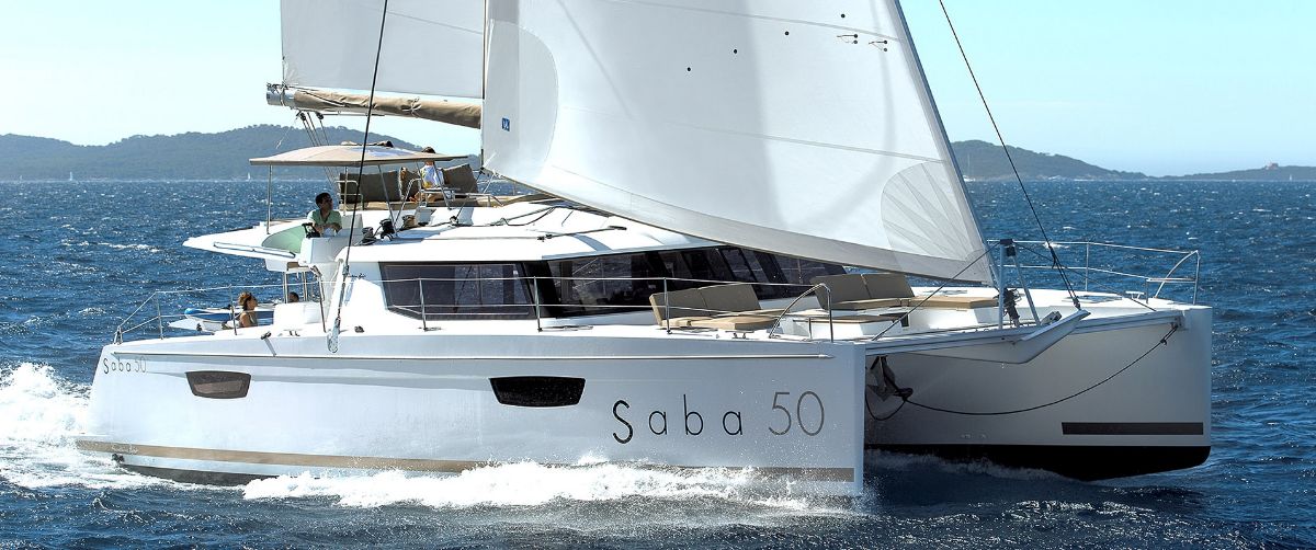 Fountaine Pajot Saba 50 - 5 cab. - Yacht Charter US Virgin Islands & Boat hire in US Virgin Islands St. Thomas Charlotte Amalie Frenchtown Marina 1