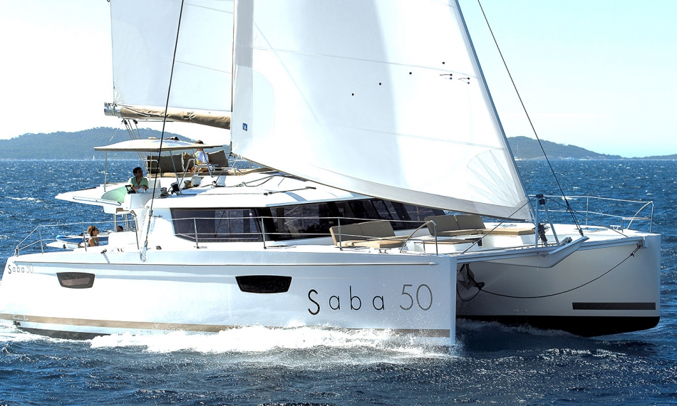 Fountaine Pajot Saba 50 - 4 cab. - Yacht Charter US Virgin Islands & Boat hire in US Virgin Islands St. Thomas Charlotte Amalie Frenchtown Marina 1