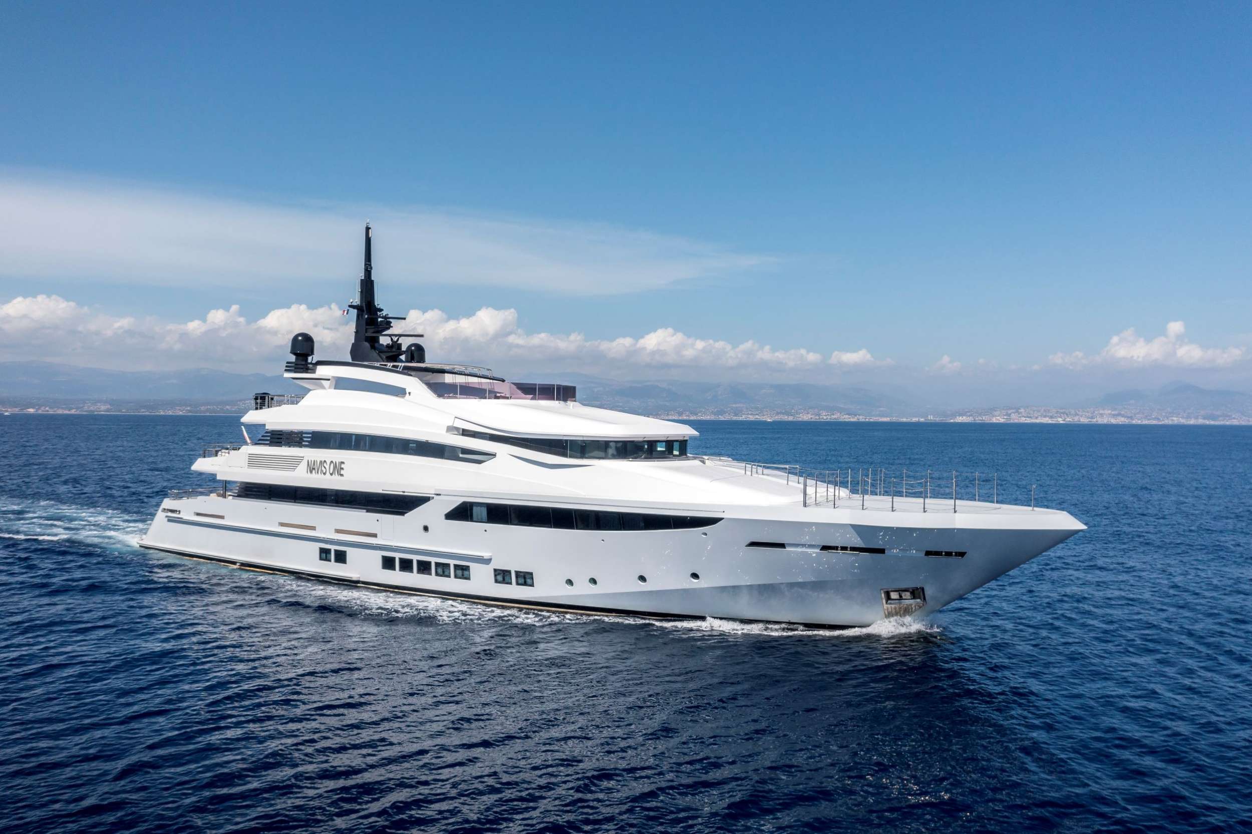 NAVIS ONE - Superyacht charter Thailand & Boat hire in Summer: W. Med -Naples/Sicily, Greece, W. Med -Riviera/Cors/Sard., Turkey, W. Med - Spain/Balearics, Croatia | Winter: Indian Ocean and SE Asia, Red Sea, United Arab Emirates 1