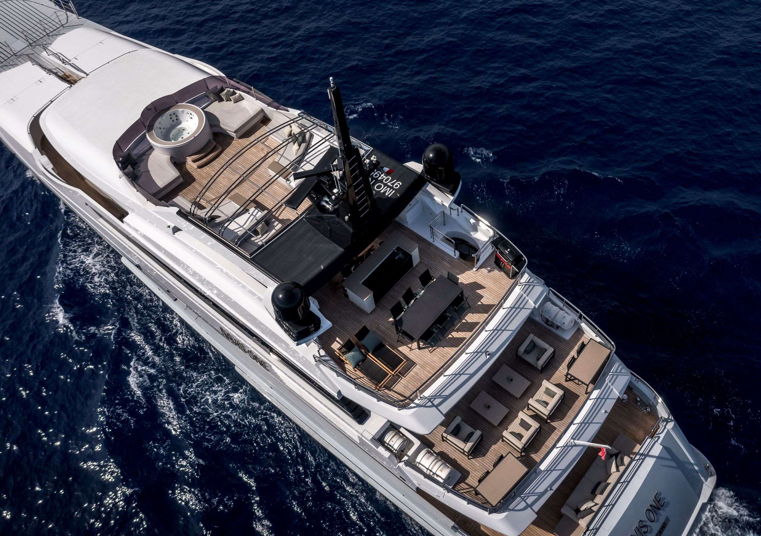 NAVIS ONE - Superyacht charter Thailand & Boat hire in Summer: W. Med -Naples/Sicily, Greece, W. Med -Riviera/Cors/Sard., Turkey, W. Med - Spain/Balearics, Croatia | Winter: Indian Ocean and SE Asia, Red Sea, United Arab Emirates 5