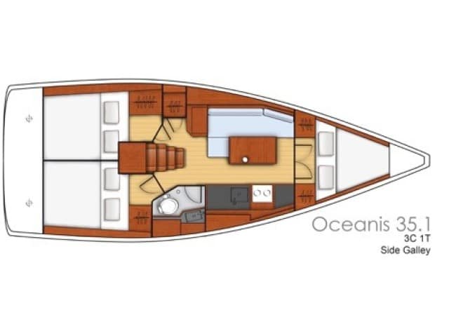 Oceanis 35 - Yacht Charter Pomer & Boat hire in Croatia Istria and Kvarner Gulf Pula Pomer ACI Marina Pomer 4