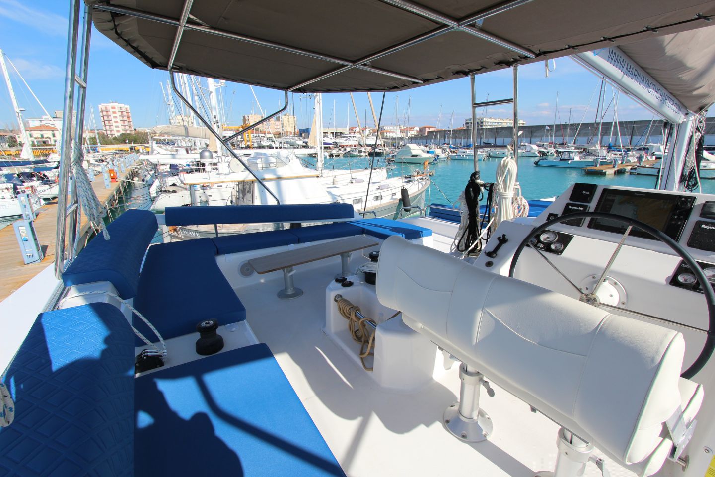 Dufour Catamaran 48 - Yacht Charter Cannigione & Boat hire in Italy Sardinia Costa Smeralda Cannigione Cannigione 5