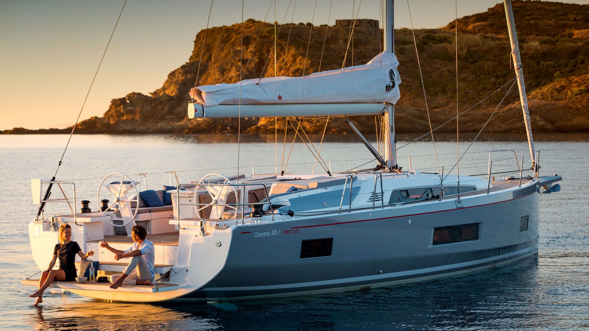 Oceanis 46.1 - Yacht Charter Punat & Boat hire in Croatia Istria and Kvarner Gulf Krk Punat Marina Punat 5