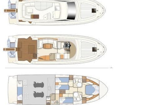 Ferretti 460 - Yacht Charter Podstrana & Boat hire in Croatia Split-Dalmatia Split Podstrana Marina Lav 2