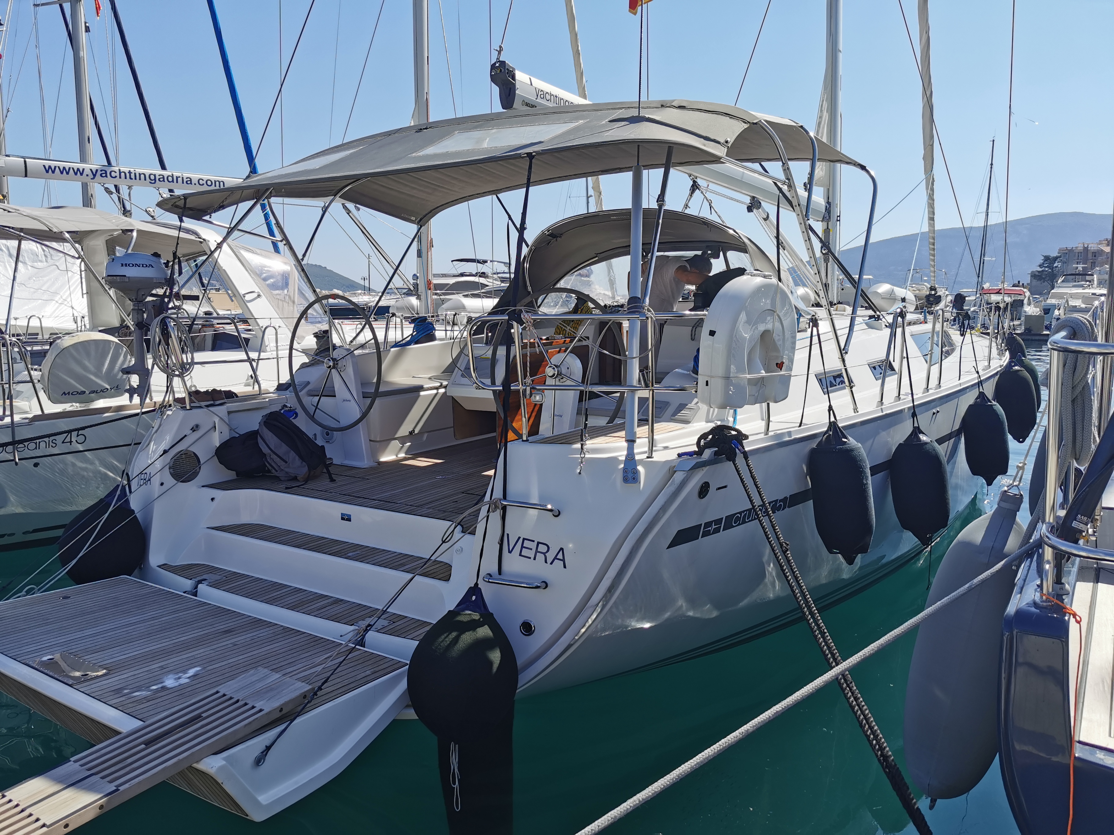 Bavaria 51 Cruiser - Yacht Charter Montenegro & Boat hire in Montenegro Herceg Novi Lazure Meljine Marina 3