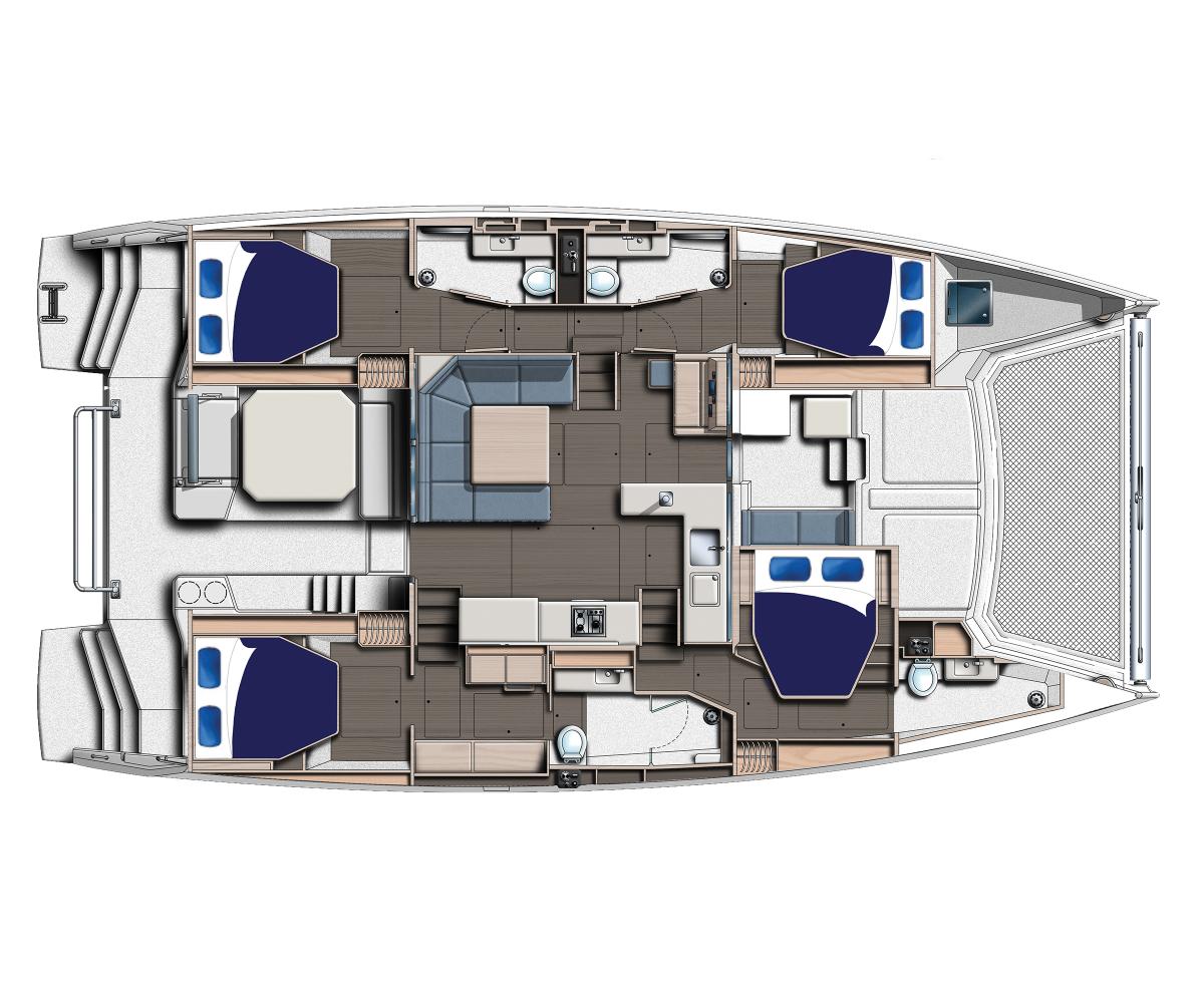 2021 Leopard 50 4 cabin/4 bath - Catamaran Charter USA & Boat hire in United States Florida Florida Keys Key West Ocean's Edge Marina 1