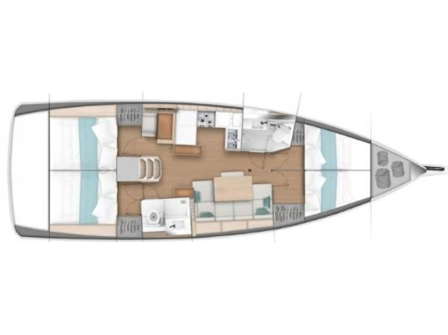 Sun Odyssey 440 - Yacht Charter Denia & Boat hire in Spain Costa Blanca Denia Denia 5