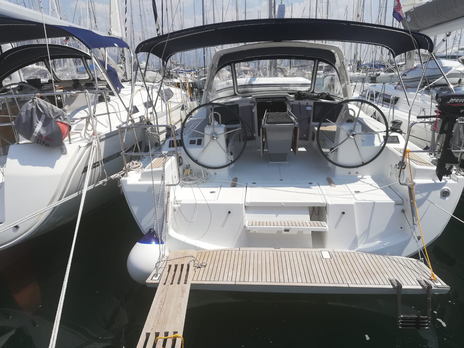 Oceanis 41.1 - Yacht Charter Medulin & Boat hire in Croatia Istria and Kvarner Gulf Pula Medulin Marina Medulin 3