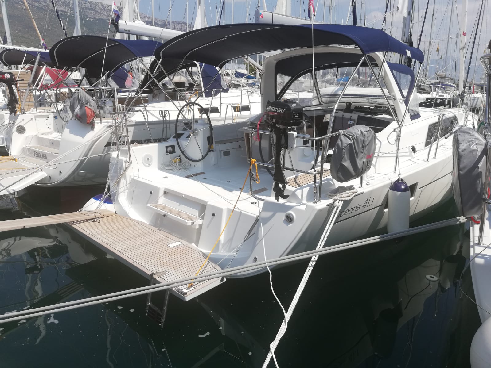 Oceanis 41.1 - Yacht Charter Medulin & Boat hire in Croatia Istria and Kvarner Gulf Pula Medulin Marina Medulin 1