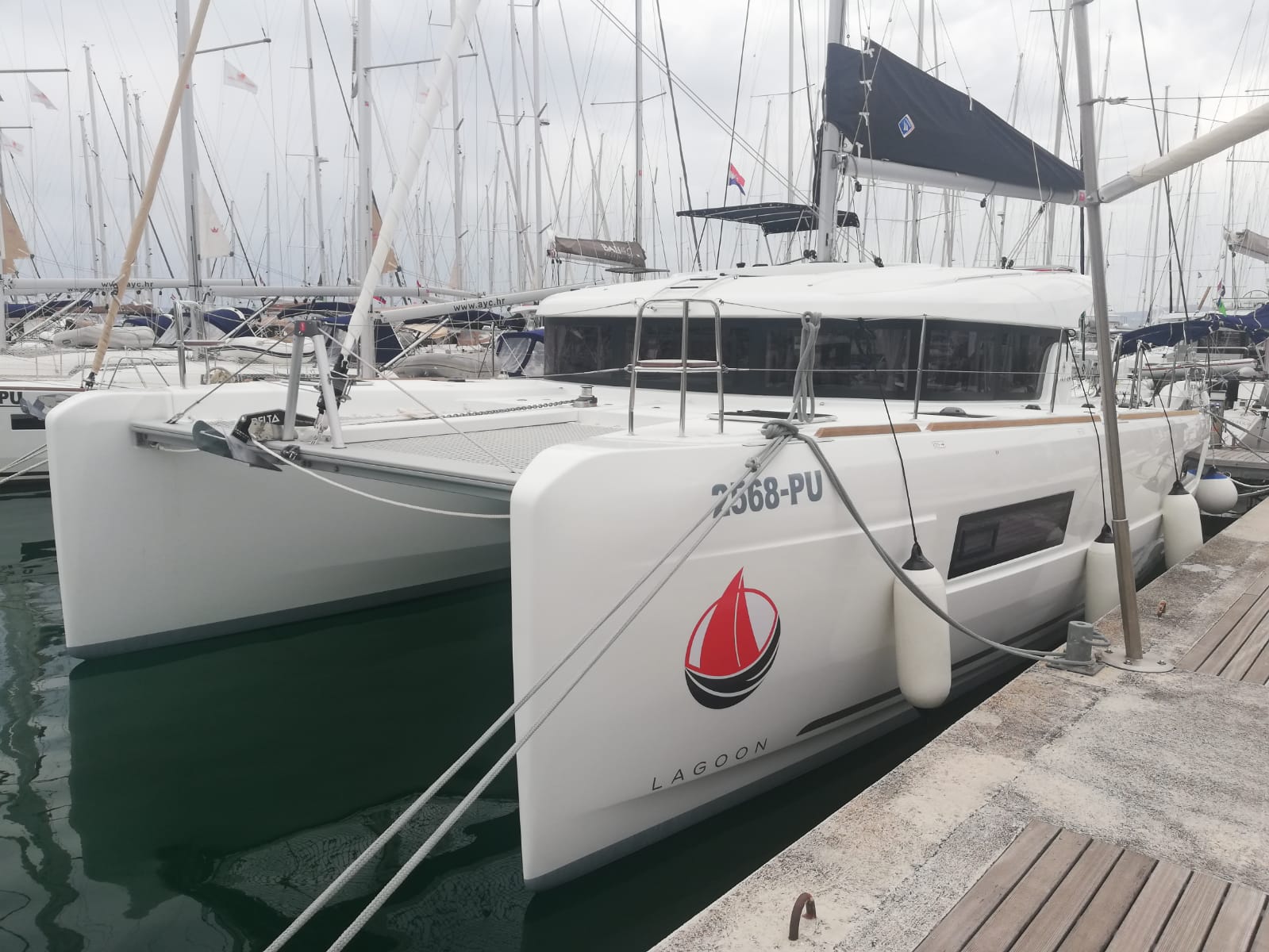 Lagoon 40 - Catamaran charter Dubrovnik & Boat hire in Croatia Dubrovnik-Neretva Dubrovnik Komolac ACI Marina Dubrovnik 1