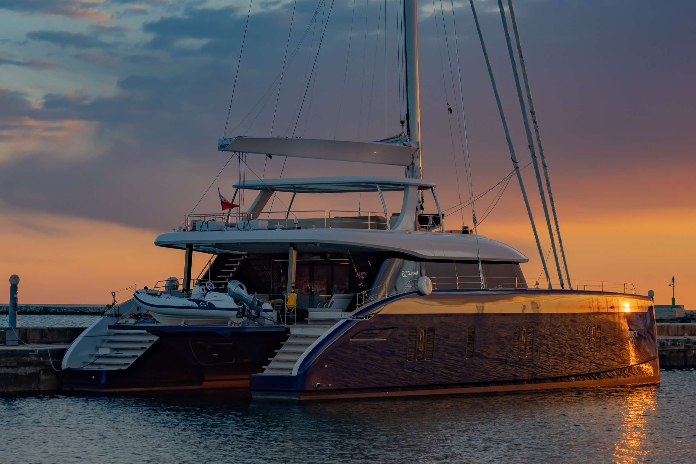 Sunreef 80 Fantastic Too - Luxury yacht charter Antigua and Barbuda & Boat hire in Caribbean 1