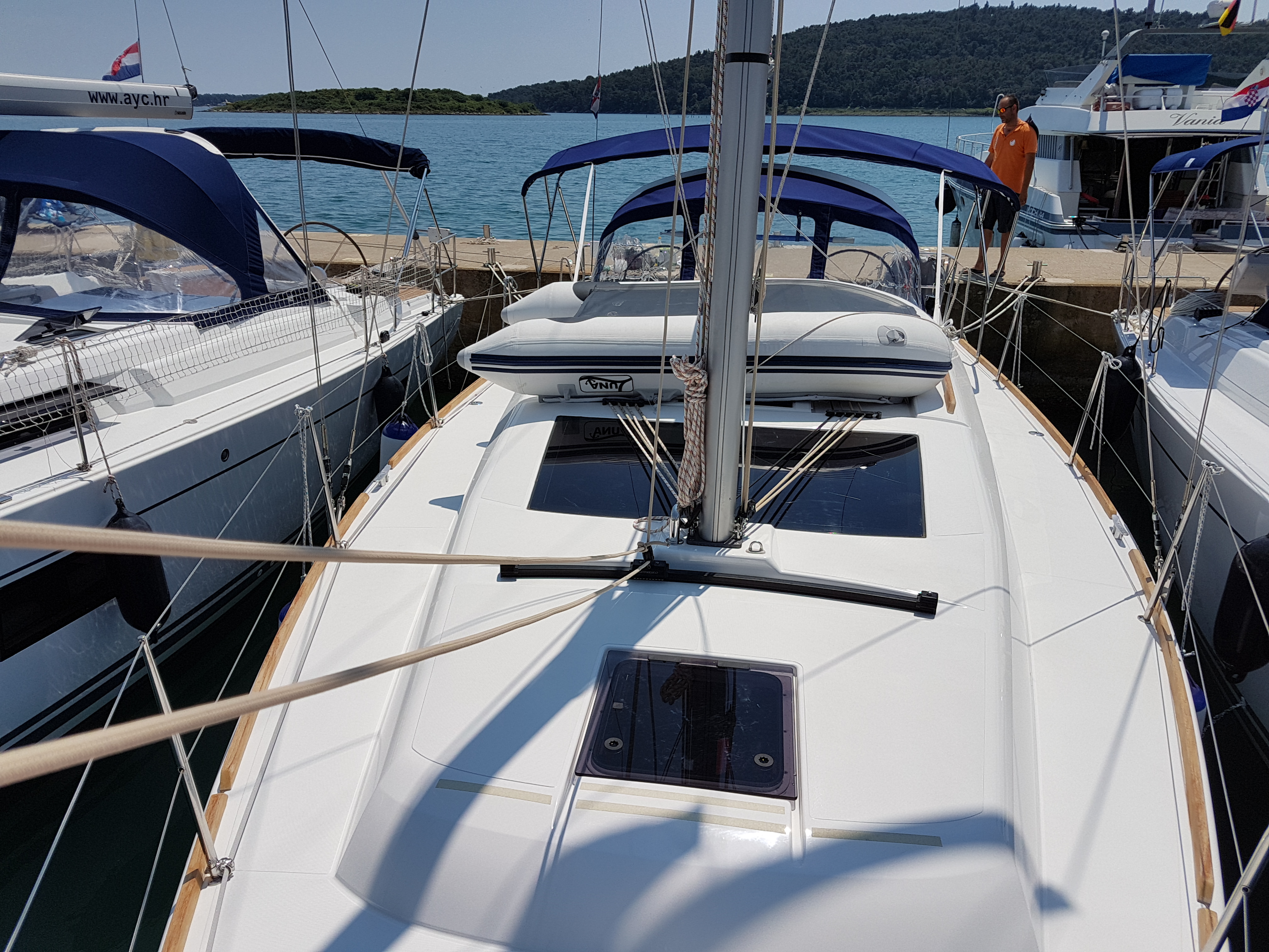 Dufour 382 Grand Large - Yacht Charter Medulin & Boat hire in Croatia Istria and Kvarner Gulf Pula Medulin Marina Medulin 6
