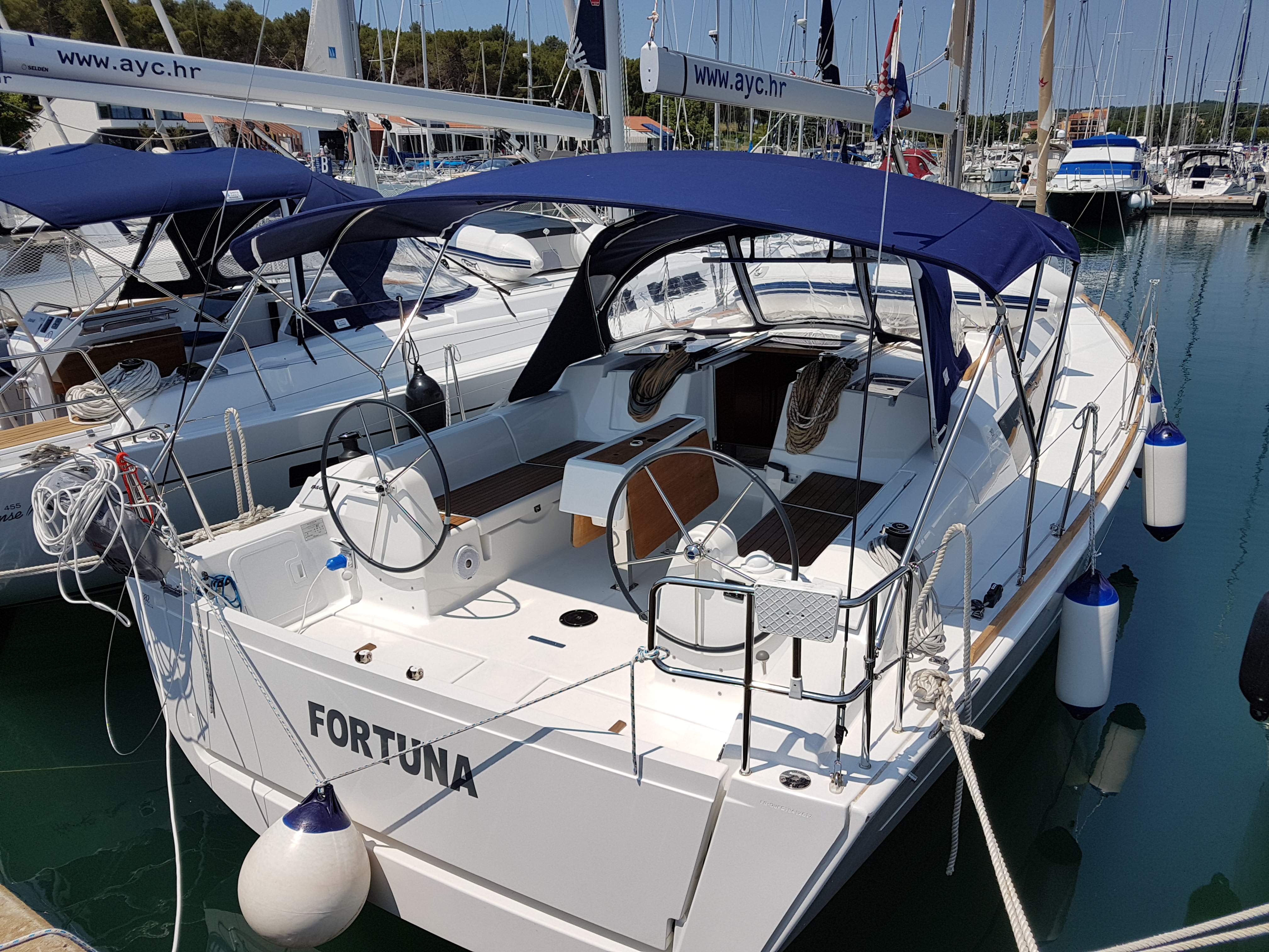 Dufour 382 Grand Large - Yacht Charter Medulin & Boat hire in Croatia Istria and Kvarner Gulf Pula Medulin Marina Medulin 5