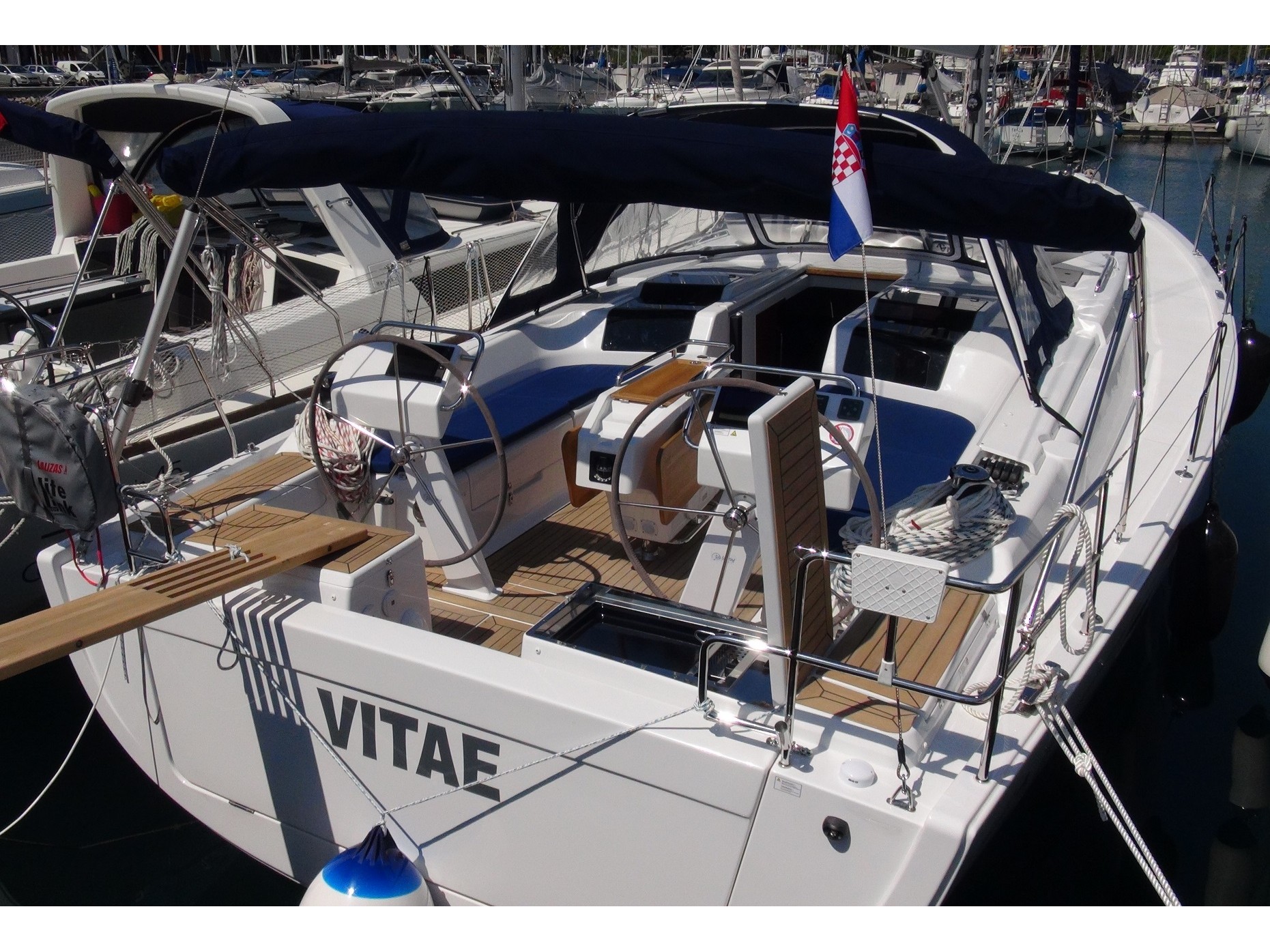 Hanse 455 - Yacht Charter Medulin & Boat hire in Croatia Istria and Kvarner Gulf Pula Medulin Marina Medulin 1