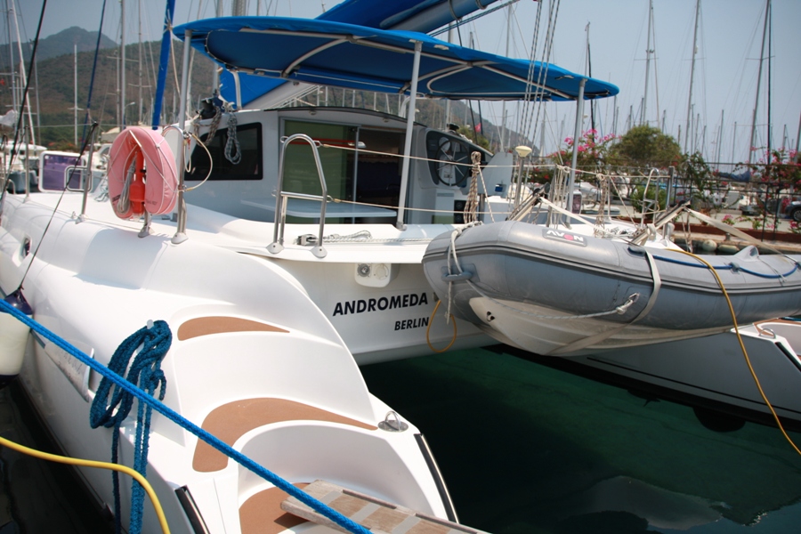Athena 38 - 4 cab. - Catamaran charter Marmaris & Boat hire in Turkey Turkish Riviera Carian Coast Marmaris Marmaris Yacht Marina 5