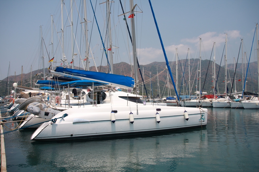 Athena 38 - 4 cab. - Catamaran charter Marmaris & Boat hire in Turkey Turkish Riviera Carian Coast Marmaris Marmaris Yacht Marina 6