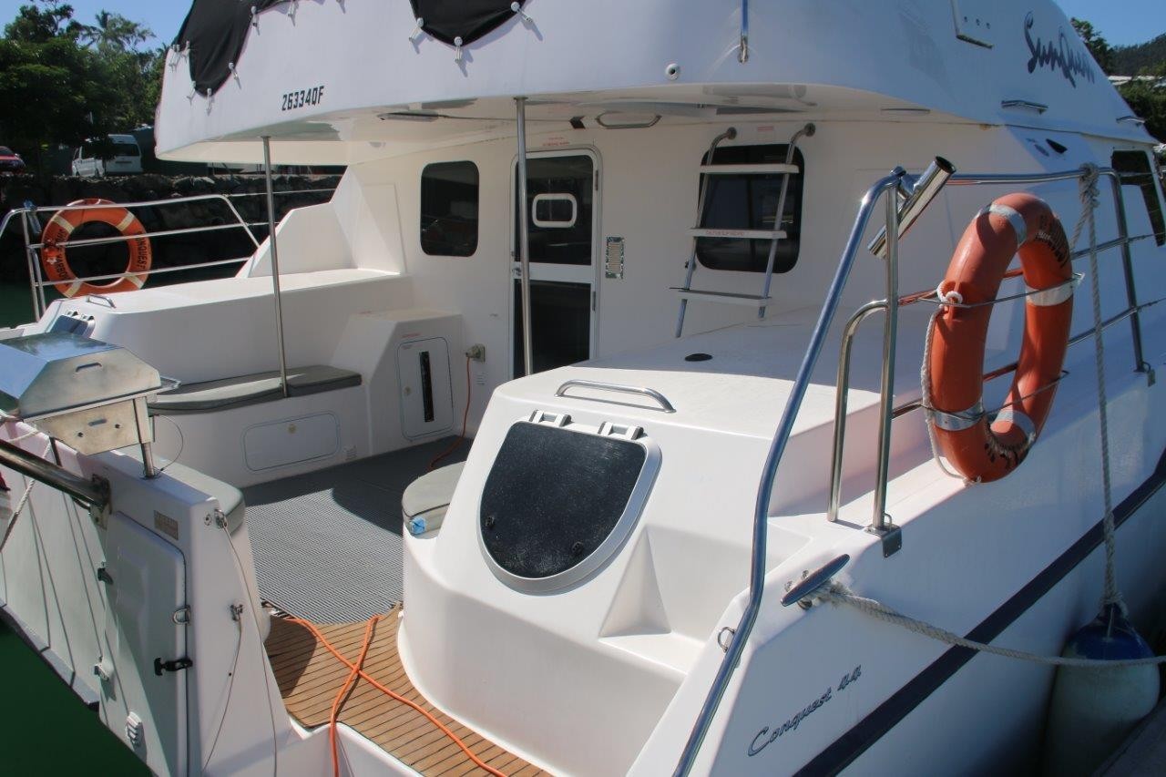 Conquest 44 - Yacht Charter Airlie Beach & Boat hire in Australia Queensland Whitsundays Airlie Beach Coral Sea Marina 3