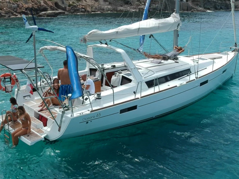 Oceanis 45 - Yacht Charter Cagliari & Boat hire in Italy Sardinia Costa del Sud Gulf of Cagliari Cagliari Cagliari 1