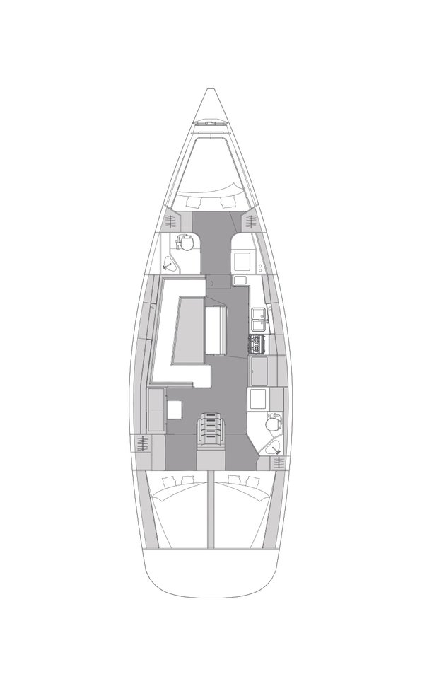 Elan Impression 45.1 - 3 cab. - Yacht Charter Portorož & Boat hire in Slovenia Portorož Portorož 2