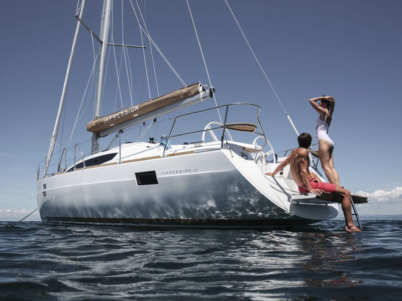 Elan 45 Impression - Yacht Charter Pontevedra & Boat hire in Spain Galicia Pontevedra Real Club Nautico de Vigo 4