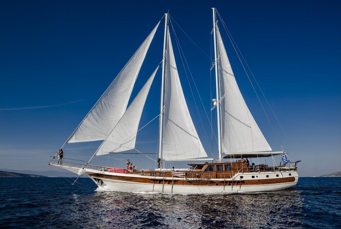 Wooden Motorsailer 90ft - Gulet charter Greece & Boat hire in Greece Athens and Saronic Gulf Athens Alimos Alimos Marina 1