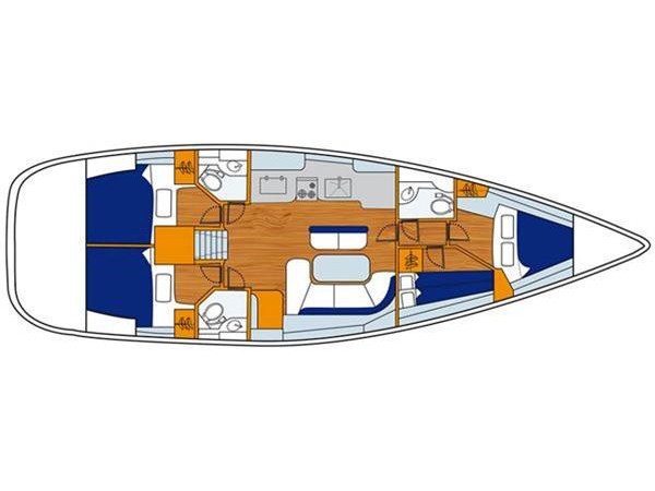 Beneteau 473 - Yacht Charter Talamone & Boat hire in Italy Talamone Talamone Port 3