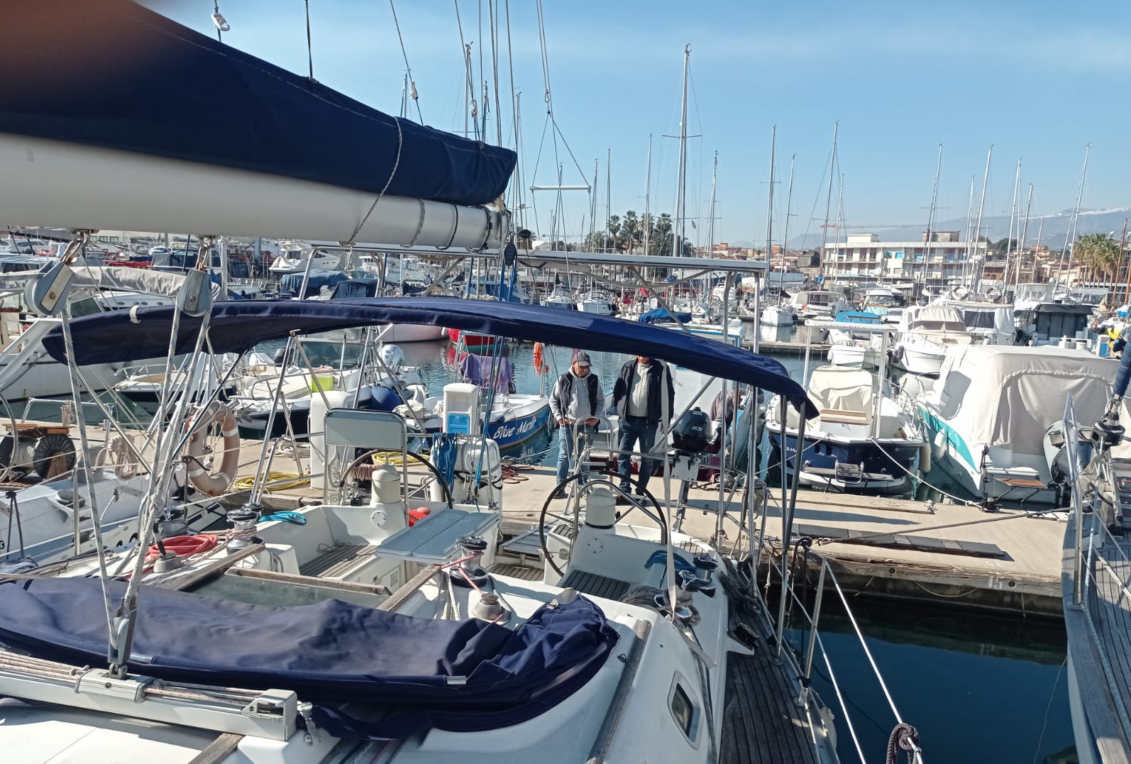 Sun Odyssey 40 - Yacht Charter Milazzo & Boat hire in Italy Sicily Aeolian Islands Milazzo Marina del Nettuno 4