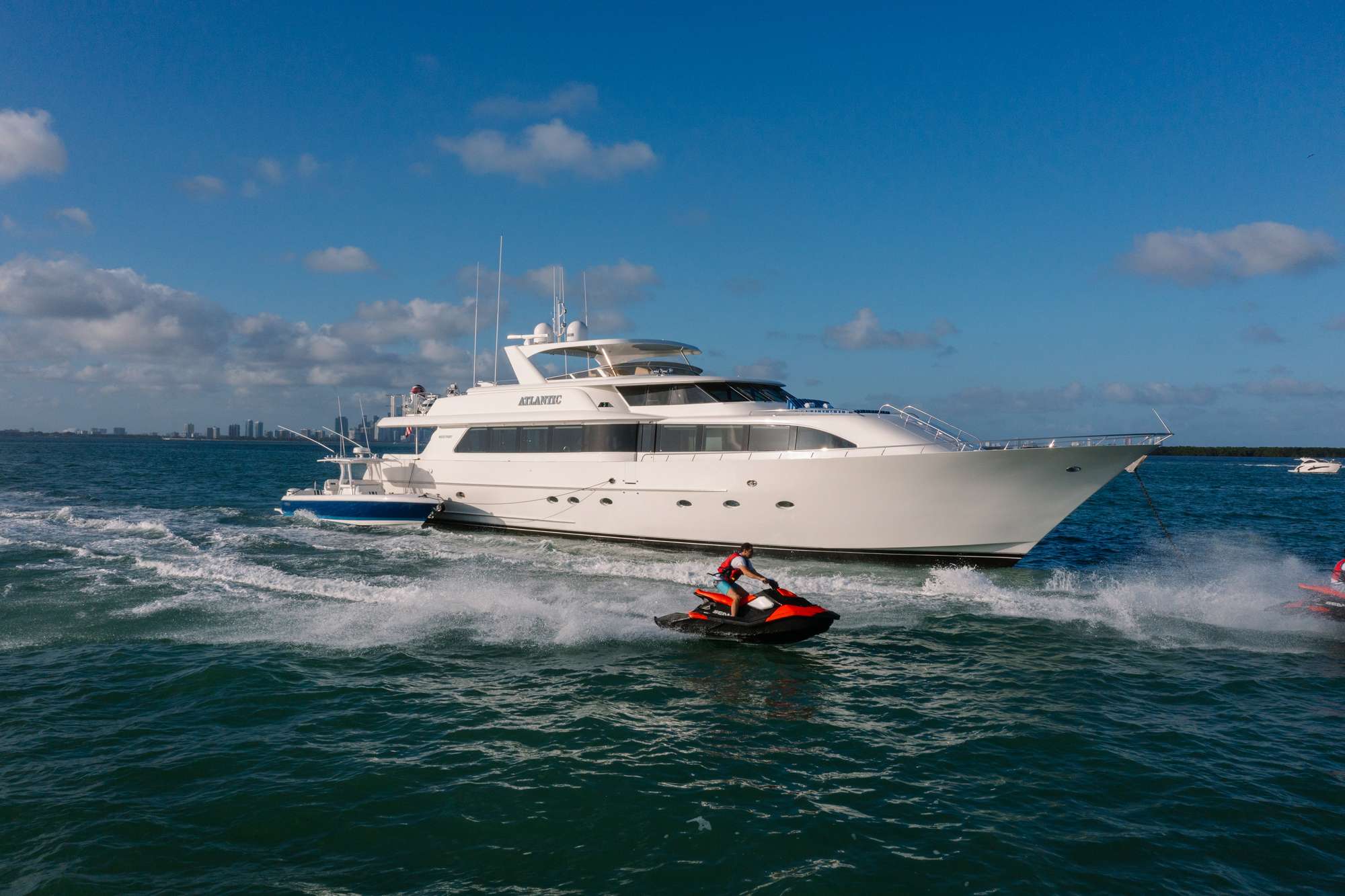 ATLANTIC - Superyacht charter St Martin & Boat hire in Florida & Bahamas 1