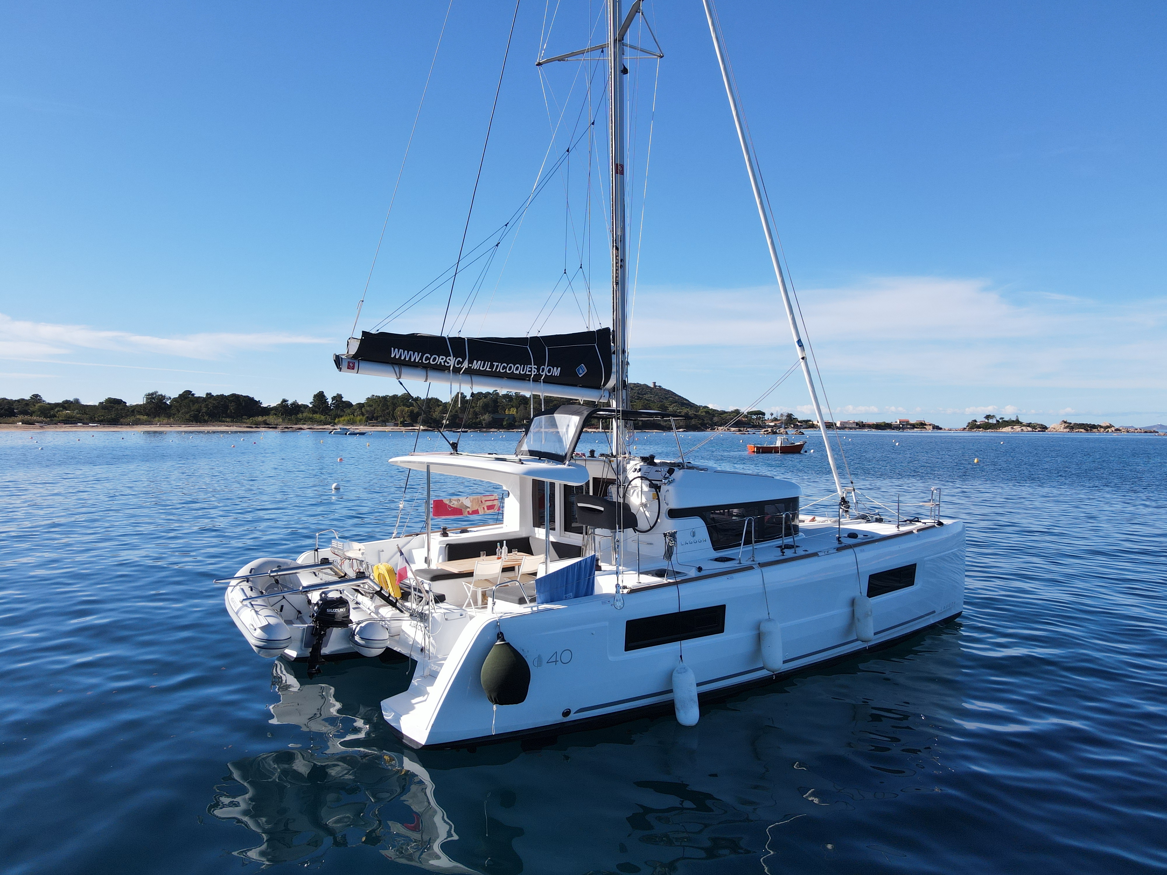 Lagoon 40 - Yacht Charter Ajaccio & Boat hire in France Corsica South Corsica Ajaccio Port Tino Rossi 1
