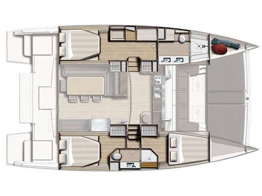 Bali 4.3 (3 cab) - Yacht Charter Marsh Harbour & Boat hire in Bahamas Abaco Islands Marsh Harbour Marsh Harbour 5