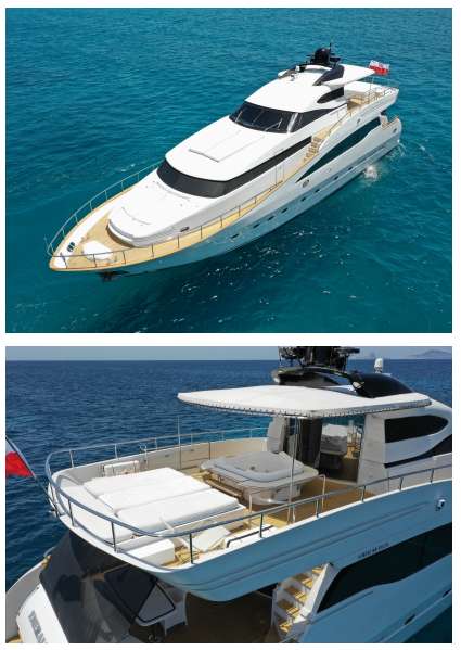 AMERCRAFT 88 - Superyacht charter Balearics & Boat hire in Spain Balearic Islands Ibiza and Formentera Ibiza Ibiza Marina Botafoch 2