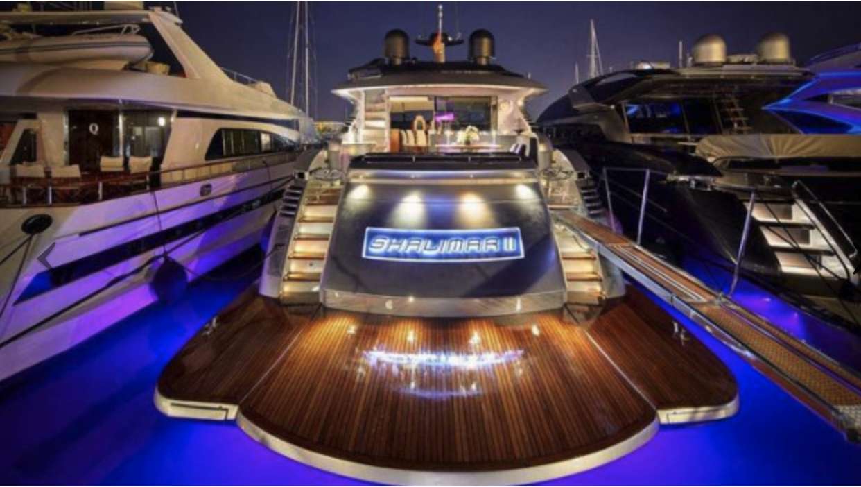 Pershing 90 - Superyacht charter Balearics & Boat hire in Spain Balearic Islands Ibiza and Formentera Ibiza Ibiza Marina Botafoch 3