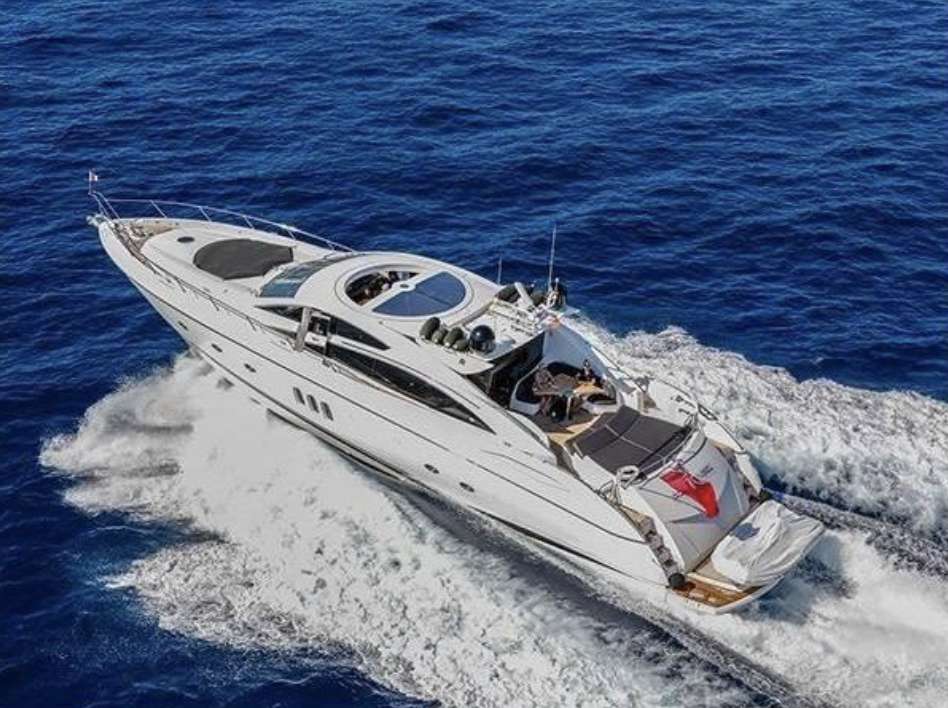 Sunseeker predator 82 - Motor Boat Charter Spain & Boat hire in Spain Balearic Islands Ibiza and Formentera Ibiza Ibiza Marina Botafoch 3