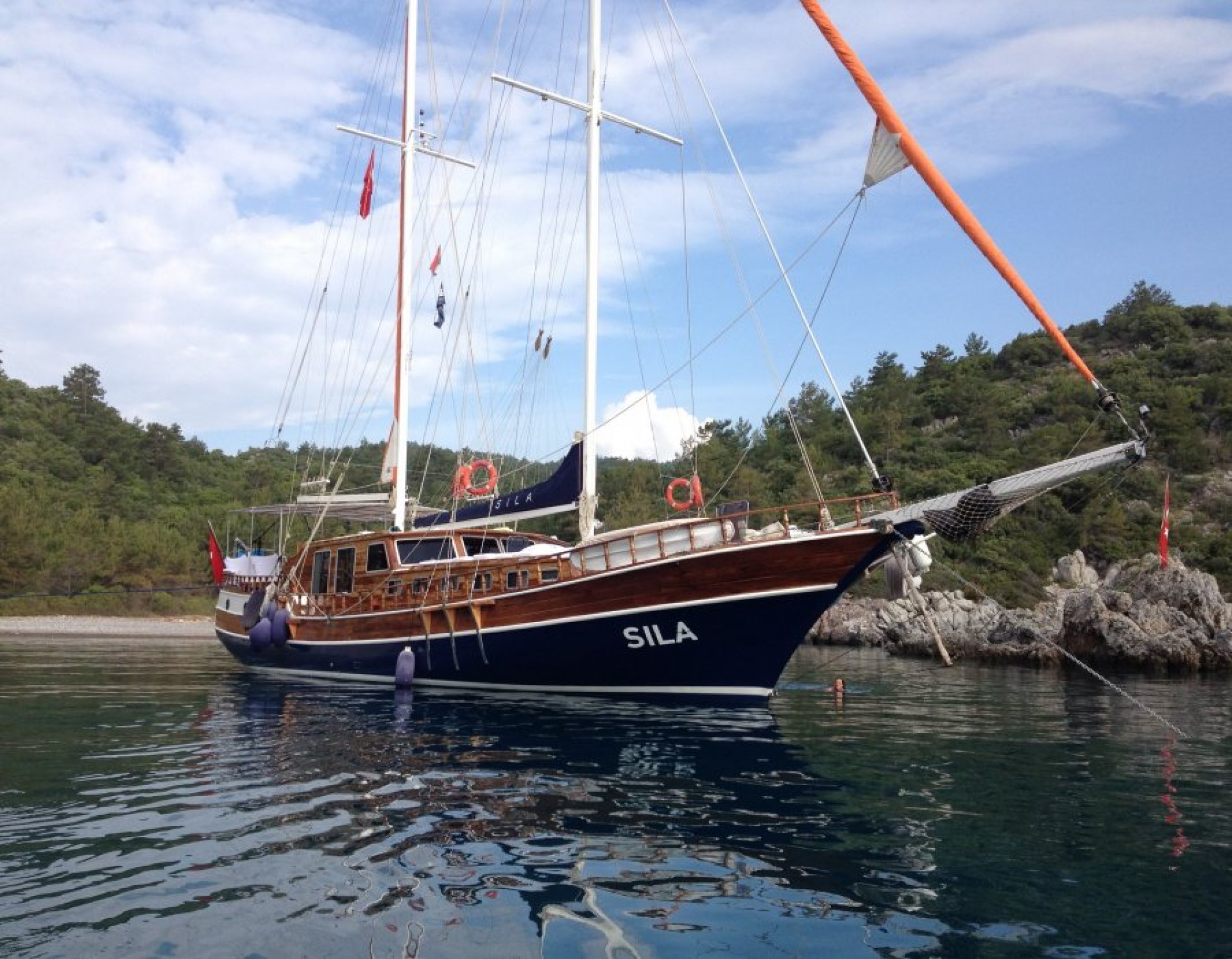 Sila - Motor Boat Charter Turkey & Boat hire in Turkey Turkish Riviera Carian Coast Bodrum Milta Bodrum Marina 1