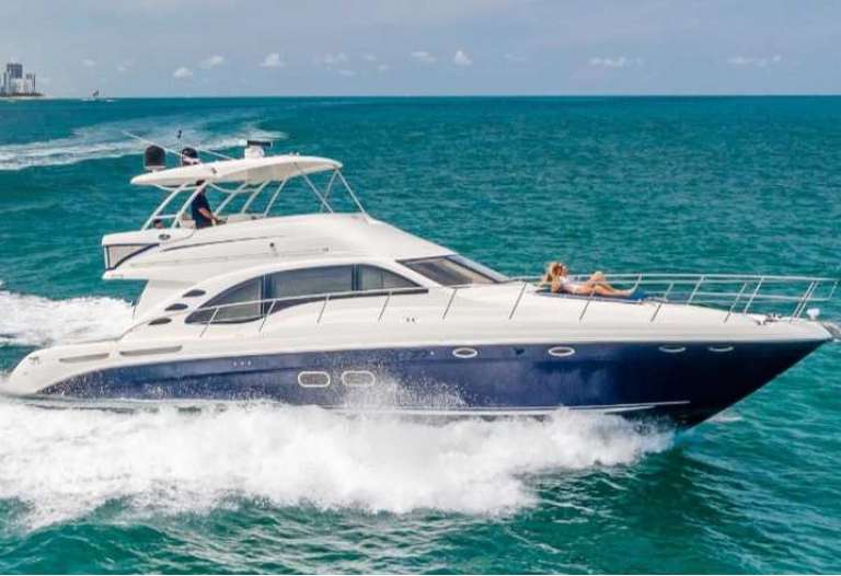 58 Fly Bridge - Motor Boat Charter USA & Boat hire in United States Florida Miami Port Miami 1