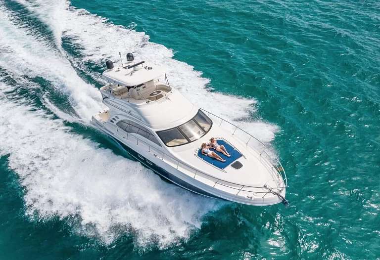 58 Fly Bridge - Motor Boat Charter USA & Boat hire in United States Florida Miami Port Miami 2