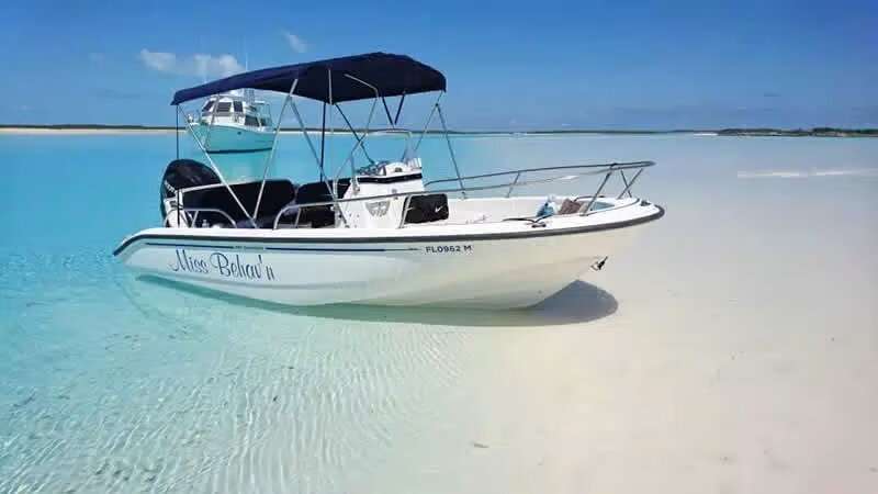 Boston Whaler 180 - Luxury yacht charter Bahamas & Boat hire in Bahamas Exumas Staniel Cay Staniel Cay Yacht Club 1