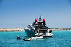 Sunseeker Predator 84 - Superyacht charter Balearics & Boat hire in Spain Balearic Islands Ibiza and Formentera Ibiza Ibiza Marina Botafoch 2