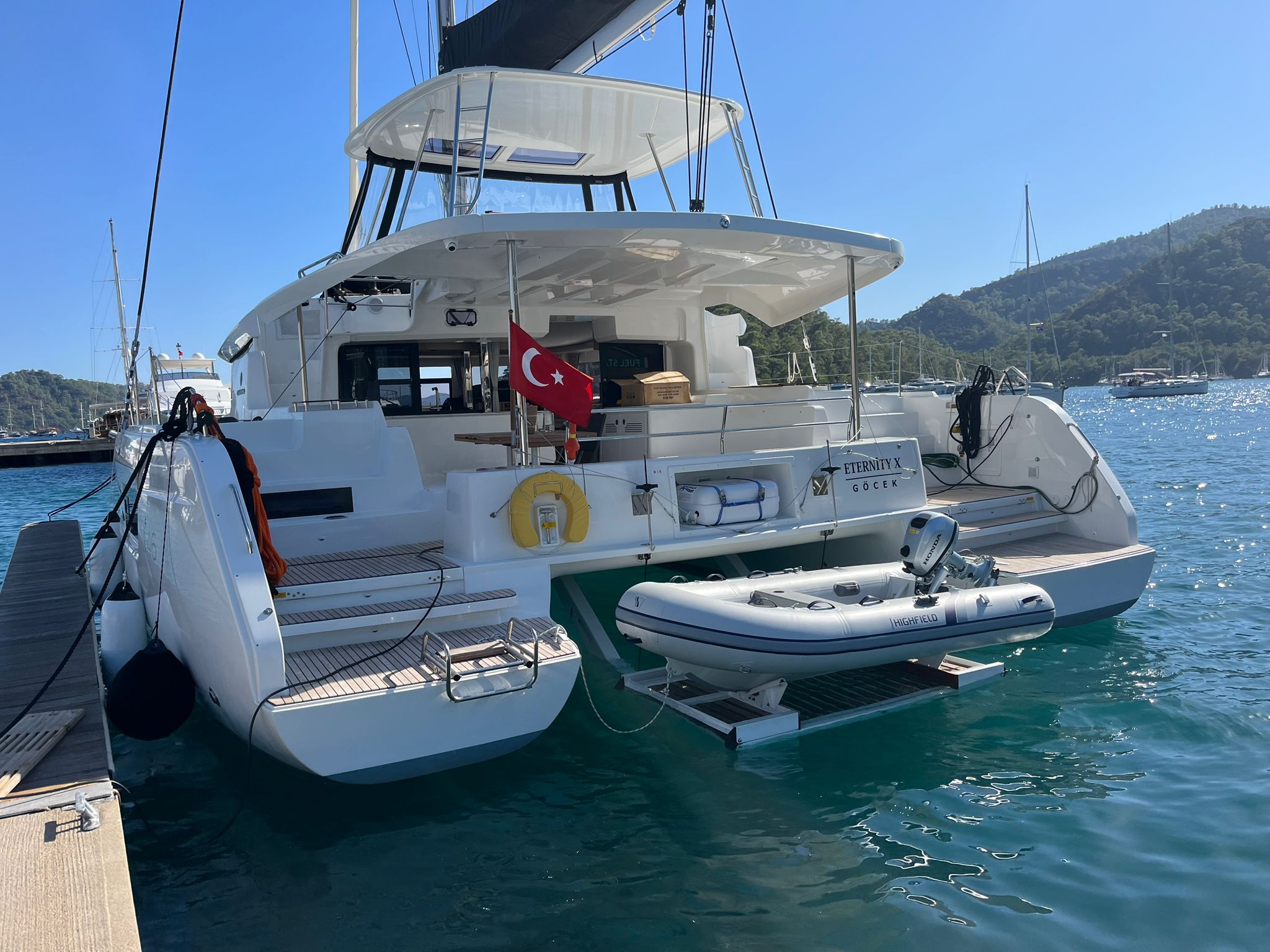 Lagoon 46  - Catamaran charter Göcek & Boat hire in Turkey Turkish Riviera Lycian coast Göcek Marinturk Village Port 2