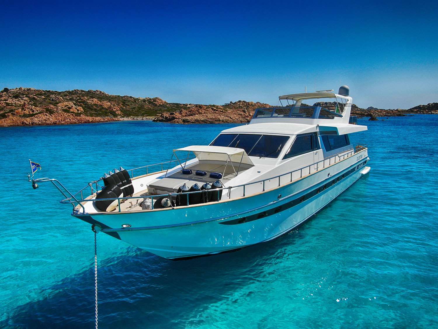Canados 70S - Motor Boat Charter Sardinia & Boat hire in Italy Sardinia Costa Smeralda Olbia 2