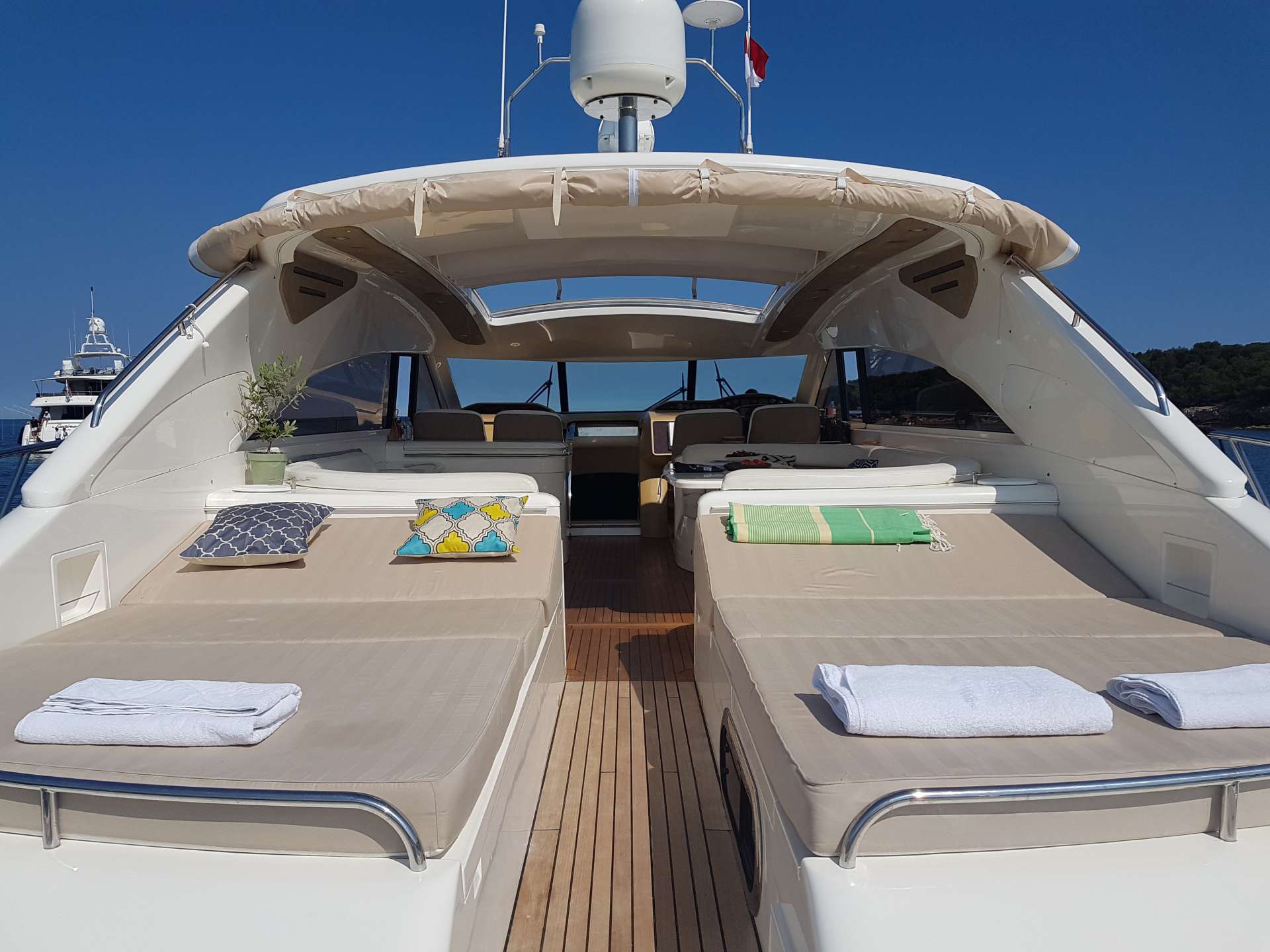 Princess V65 - Yacht Charter Cannes & Boat hire in France French Riviera Cannes Vieux port de Vallauris 2