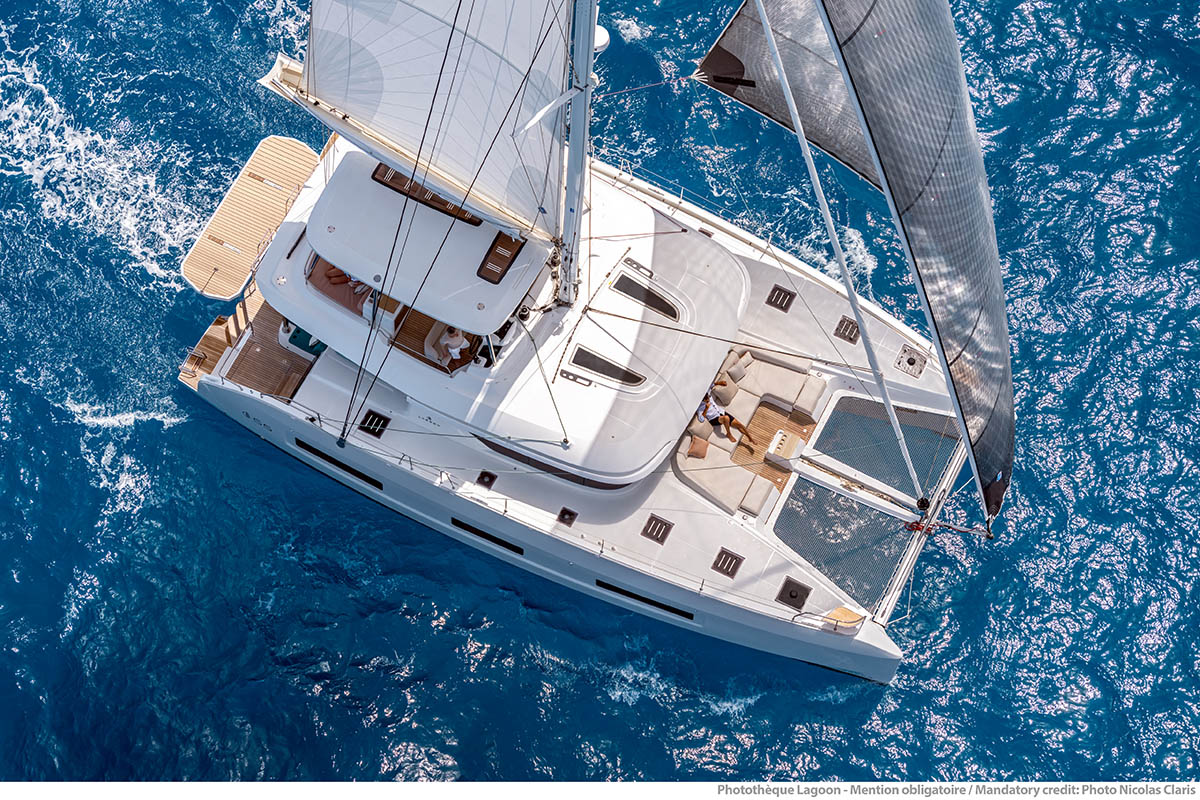 Lagoon 55 - Luxury yacht charter British Virgin Islands & Boat hire in British Virgin Islands Tortola Nanny Cay Nanny Cay 3