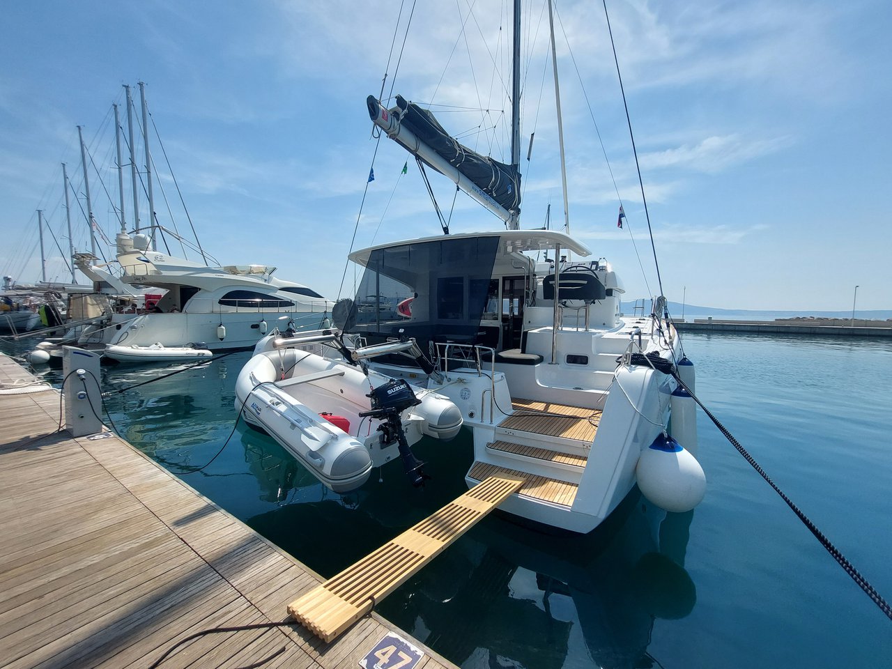 Lagoon 40 - 4 + 1 cab. - Yacht Charter Novi Vinodolski & Boat hire in Croatia Istria and Kvarner Gulf Novi Vinodolski Marina Novi 1