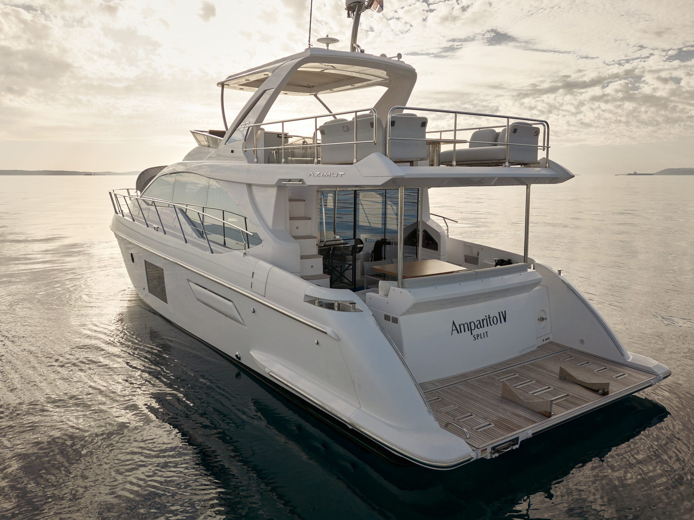 Azimut 55 - Yacht Charter Podstrana & Boat hire in Croatia Split-Dalmatia Split Podstrana Marina Lav 2