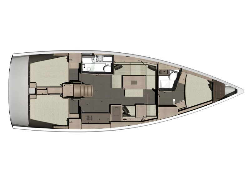 Dufour 412 Grand large - Yacht Charter Marmaris & Boat hire in Turkey Turkish Riviera Carian Coast Marmaris Netsel Marina 3